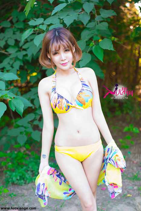 ugirls尤果网 2015.07.08 U100 Alin 短发比基尼妹子